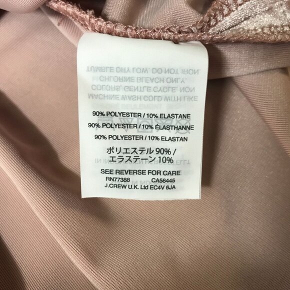 MADEWELL - WOMEN'S LARGE - PINK SPAGHETTI STRAP V NECK VELOUR TANK CAMISOLE - Picture 6 of 7